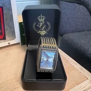 ANCIENT TIMES Premier Designs Cuff Watch Comes With New Battery PDW#1